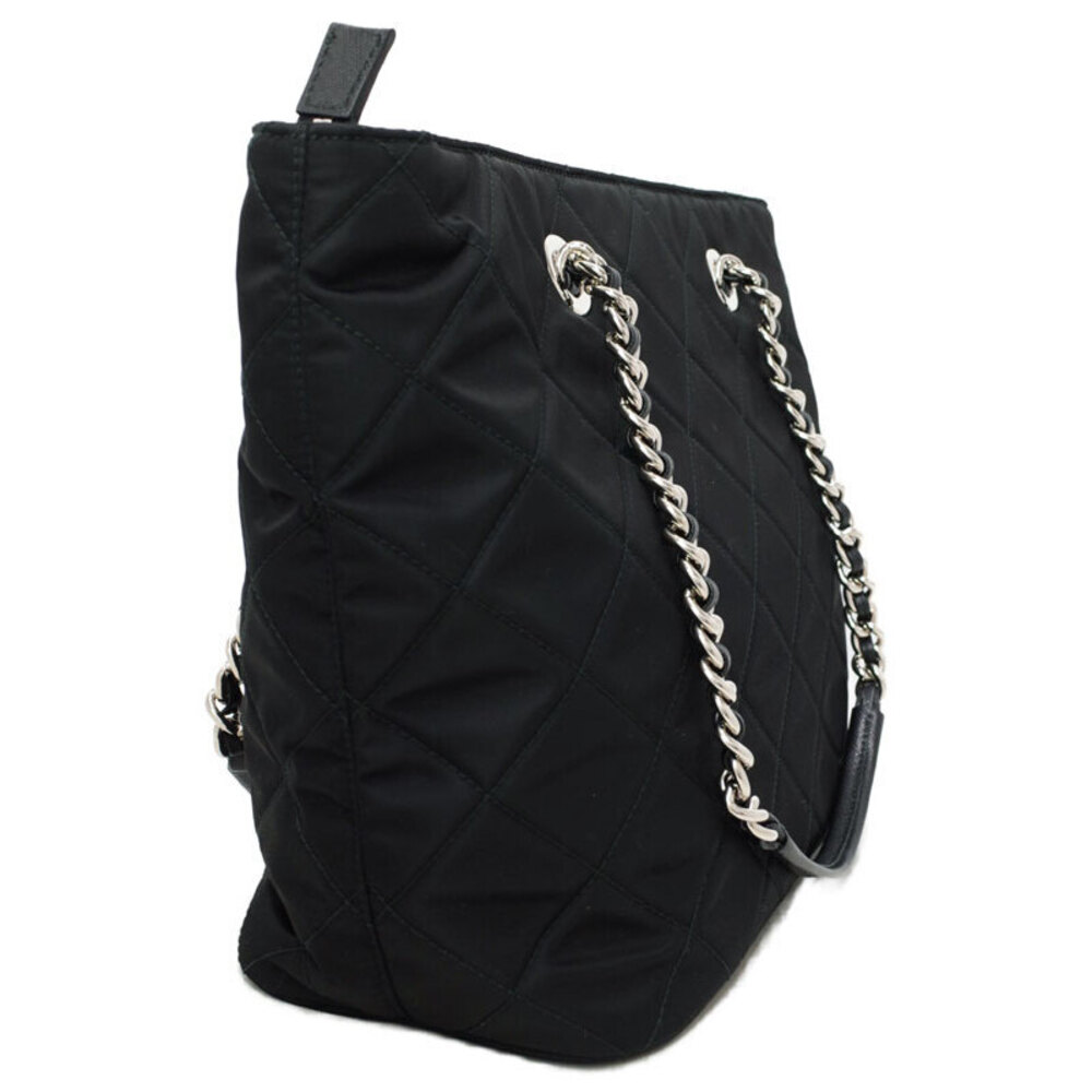 Prada Bag Chain Shoulder Black Quilted